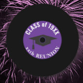 Partytime, Nostalgic Class-Wiedersehen-Untersetzer Runder Pappuntersetzer