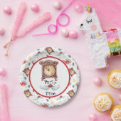 Partytime-Uhr Pappteller (Party)