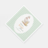 Partytücher Mother Goose und Gänschen. Serviette (Ecke)
