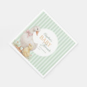 Partytücher Mutter Gans und Gänschen. Serviette (Ecke)
