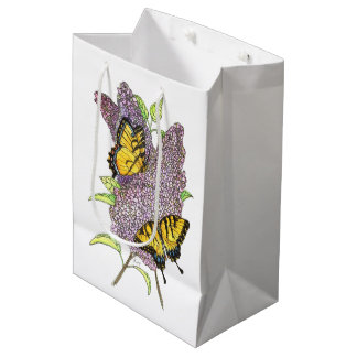 Partytüte - Tiger Swallowtail Schmetterlinge Mittlere Geschenktüte