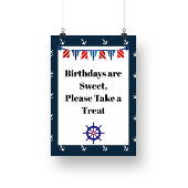 Partyunterschrift für Nautic Sailing Poster