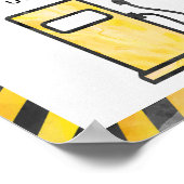 Partyzeichen der Tankstelle Poster (Ecke)