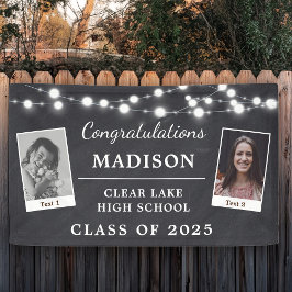 Partyzeichenschilder für moderne Chalk-Graduierung Banner