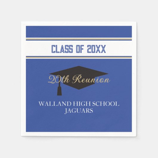 Partyzeit! CUSTOM Class Wiedersehen Napkins Serviette (Vorderseite)