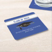 Partyzeit! CUSTOM Class-Wiedersehen Rechteckiger Pappuntersetzer (angewinkelt)