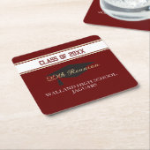 Partyzeit! CUSTOM Class-Wiedersehen Rechteckiger Pappuntersetzer (angewinkelt)