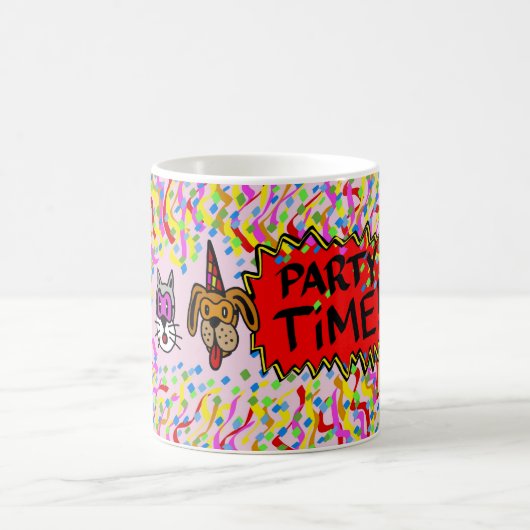 Partyzeit Kaffeetasse (Mittel)