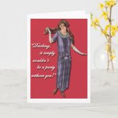 Partyzeit! Karte (Gelbe Blume)