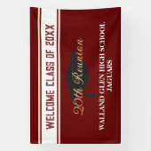 Partyzeit! LARGE CUSTOM Class Wiedersehen Banner (Vertikal)