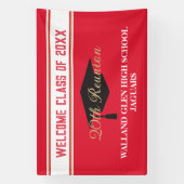 Partyzeit! LARGE CUSTOM Class Wiedersehen Banner (Vertikal)