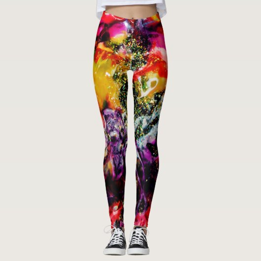 "Partyzeit " Leggings (Vorderseite)