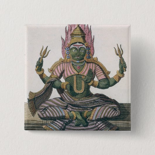 Parvati, "von der Reise ZusatzIndes und von einem Button (Vorderseite)