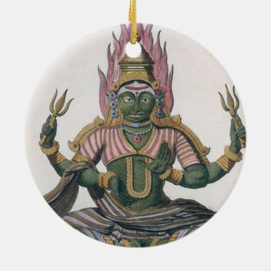 Parvati, "von der Reise ZusatzIndes und von einem Keramikornament (Hinten)