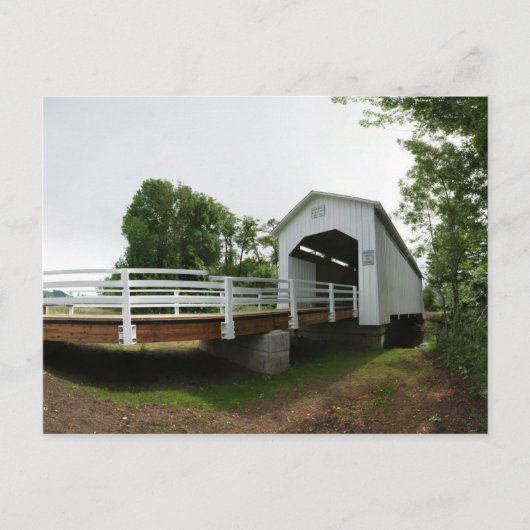 Parvin Covered Bridge Postkarte (Vorderseite)