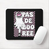 Pas De Boo-free Funny Retro Ballet Ghosts Hallowee Mousepad (Mit Mouse)