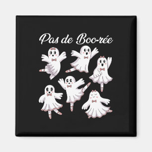 Pas De Boo-re Ballerina Funny Ghost Halloween Spoo Magnet