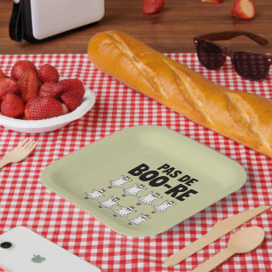 Pas de Boo-re Ballerina Geist Halloween Gruselig Pappteller