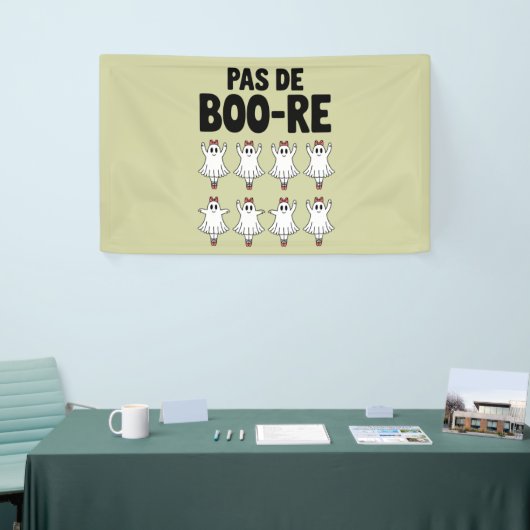 Pas de Boo-re Ballerina Ghost Halloween Spooky Banner (Messeveranstaltung)