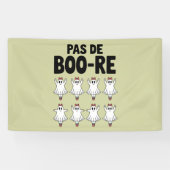 Pas de Boo-re Ballerina Ghost Halloween Spooky Banner (Horizontal)