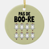 Pas de Boo-re Ballerina Ghost Halloween Spooky Keramik Ornament (Vorne)