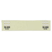 Pas de Boo-re Ballerina Ghost Halloween Spooky Kurzer Tischläufer (Horizontal)