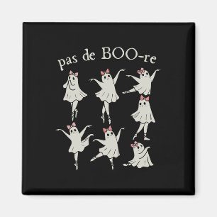 Pas De Boo-re Ballerina Ghost Halloween Spooky Sea Magnet