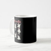 Pas De Boo-rée Ballet Coquette Dancer Ghost Spooky Kaffeetasse (Vorderseite Links)