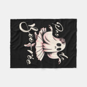 Pas De Boo-rée Ballet Dancer Ghost Dance Teacher H Fleecedecke (Vorderseite (Horizontal))