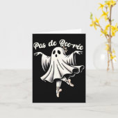 Pas De Boo-rée Ballet Dancer Ghost Dance Teacher H Karte (Gelbe Blume)