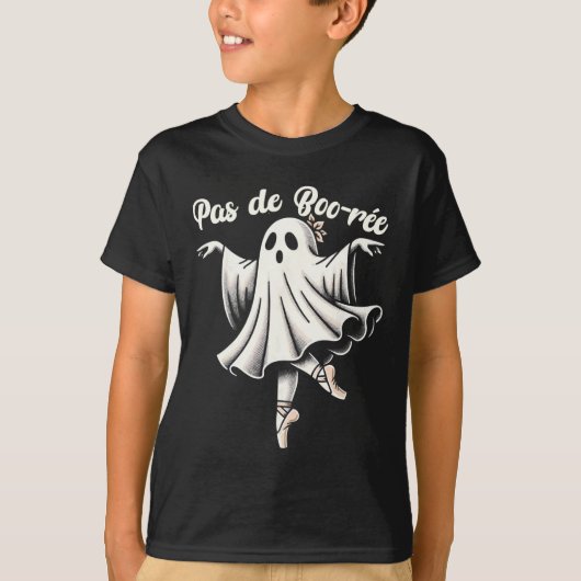 Pas De Boo-rée Ballet Dancer Ghost Dance Teacher H T-Shirt (Vorderseite)