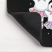 Pas De Boo-rée Ballet Dancer Spooky Ghost Hallowee Mousepad (Ecke)