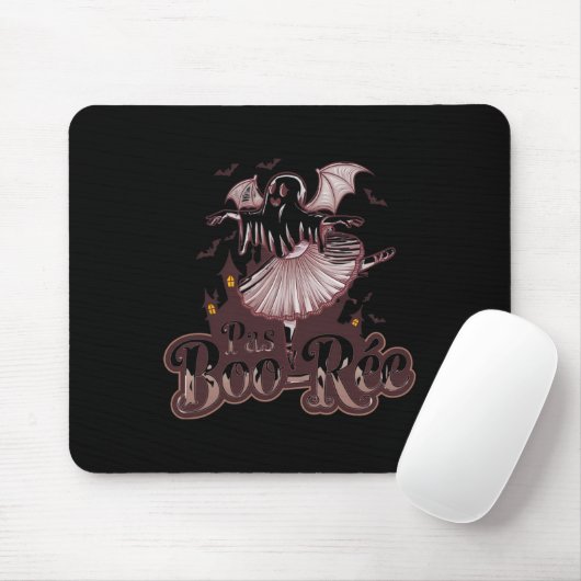 Pas De Boo-rée Balletttanz Halloween Funny Mousepad (Mit Mouse)