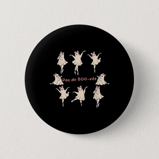 Pas De Boo-rée-Design Button (Vorderseite)