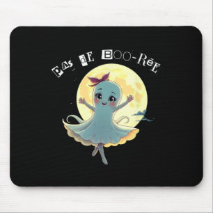 Pas De Boo-rée Funny Ballet Gastgeber Halloween-Ta Mousepad