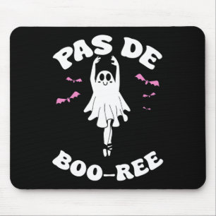 Pas De Boo-rée Funny Ballet Gastgeber Halloween-Ta Mousepad