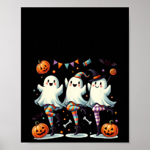 Pas De Boo-rée Funny Ballet Gastgeber Halloween-Ta Poster