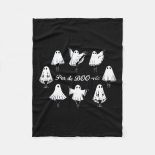 Pas De Boo-rée Funny Ballet Geister Tanz Halloween Fleecedecke
