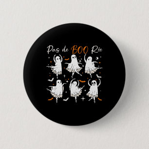 Pas De Boo-rée Funny Ballet Geister Tanzlehrer H Button