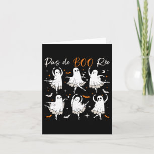 Pas De Boo-rée Funny Ballet Geister Tanzlehrer H Karte