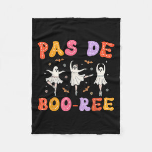 Pas De Boo-rée Ghost Ballet Dancer Halloween Dance Fleecedecke