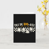 Pas De Boo-rée Ghost Ballet Dancer Halloween Dance Karte (Gelbe Blume)