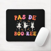Pas De Boo-rée Ghost Ballet Dancer Halloween Dance Mousepad (Mit Mouse)