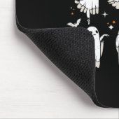 Pas De Boo-rée Ghost Ballet Dancer Halloween Dance Mousepad (Ecke)