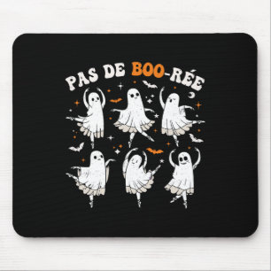 Pas De Boo-rée Ghost Ballet Dancer Halloween Dance Mousepad