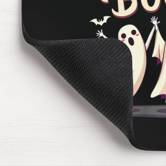Pas De Boo-rée Ghost Ballet Dancer Halloween Dance Mousepad (Ecke)