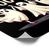 Pas De Boo-rée Ghost Ballet Dancer Halloween Dance Poster (Ecke)