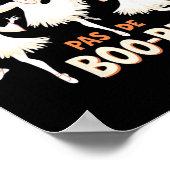 Pas De Boo-rée Ghost Ballet Dancer Halloween Dance Poster (Ecke)