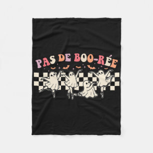 Pas De Boo-rée Ghost Ballet Dancer Halloween Danci Fleecedecke