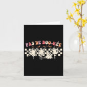Pas De Boo-rée Ghost Ballet Dancer Halloween Danci Karte (Gelbe Blume)